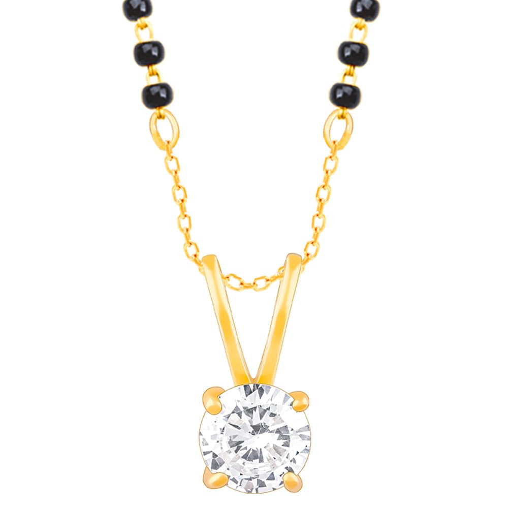 925 Silver 18k Gold Plated Rose Gold Plated Mangalsutra Sets | Gifts for Women |Black Bead Necklace