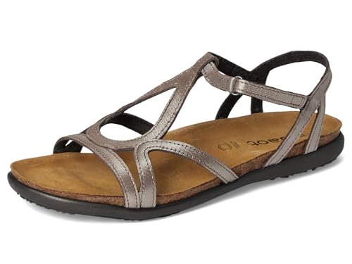 Image of NAOT Footwear Women's Dorith Sandal with Cork Footbed and Arch Support Footbed - Adjustable Sandal With Backstrap - Comfort and Support - Lightweight and Perfect for Travel - Narrow to Medium Fit