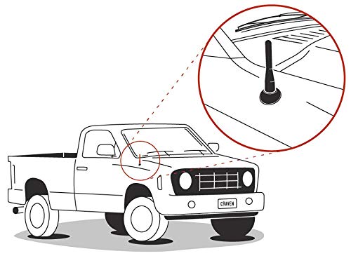 Image of The Stubby Antenna for Chevy Silverado 2007-2016