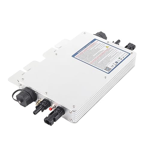 Miniatura 6 de Inversor De Conexión A Red Solar, 800 W, 120 V 230 V, Identificación Automática, Micro Inversor De Cc A Ca, Wifi O Control De Aplicación, 80-160 V 180-260 V Ca, Ip65 A Prueba De Eu Plug-Plata