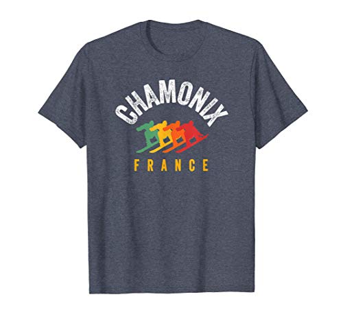 Chamonix FR Ski France Snowboard French Alp Mountain Gear T-Shirt Cover