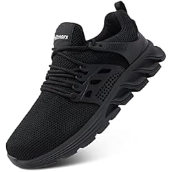 Zapatos De Seguridad Dama Hitmars Zapatos de Seguridad Hombre Zapatillas de Seguridad Mujer Zapatillas de Trabajo Punta de Acero Safety Shoes Calzado de Seguridad Ligero Negro EU 41