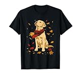 Golden Retriever Fall Thanksgiving Graphic Tees