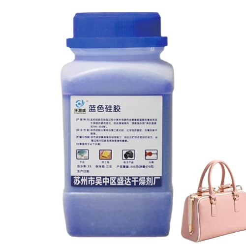 Absorbedores de humedad de gel de sílice,Deshumidificador desecante de gel de sílice - Absorbedor de humedad reutilizable - Absorbedor de, cuentas indicadoras azules para almacenamiento, armar