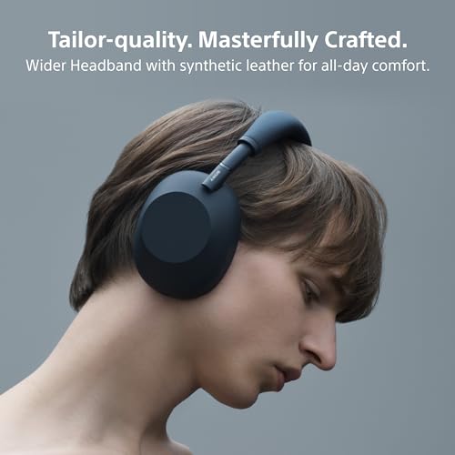 Image of Sony WH-1000XM6 The Best Wireless Noise Canceling Headphones, HD NC Processor QN3, 12 Microphones, Adaptive NC Optimizer, Mastered by Engineers, Studio-Quality- Midnight Blue