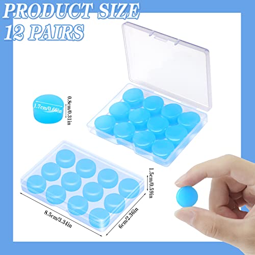 Bouchons-dOreille-En-Silicone-24-Pices-Bouchons-dOreille-pour-Dormir-Moulables-Boule-Quies-Silicone-Reutilisables-et-Etanches-Bouchons-dOreilles-pour-Natation-Sommeil-Avions-Apprentissage