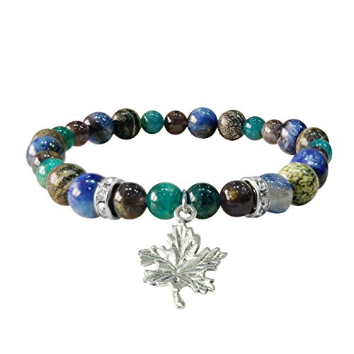 Image of Shubhanjali Crystal Elastic 8mm Stretch Customized Bracelet for Men and Women-(Standard,Multicolor)