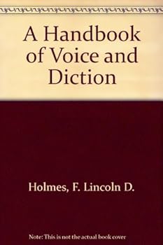 Hardcover A Handbook of Voice and Diction Book