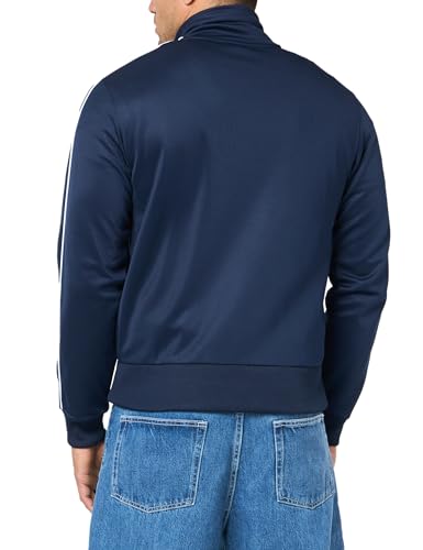 Lacoste Men's Regular Fit Long Full Zip Collared Sweatshirt W/Single Stripe Sleeve Detailing Mm3