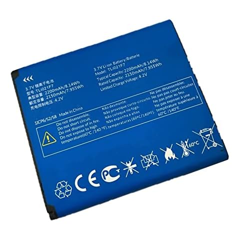 WXKJSHOP TLi021F7 Replacement Battery Compatible with Alcatel EE70 EE70VB Cover