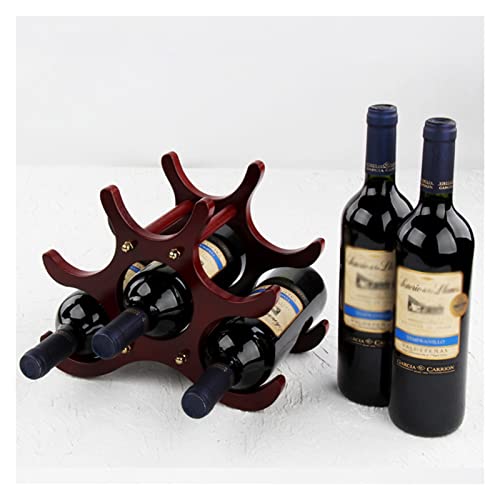 Soporte de vino de mesa de madera 22x16x27.5 cm miniatura 4