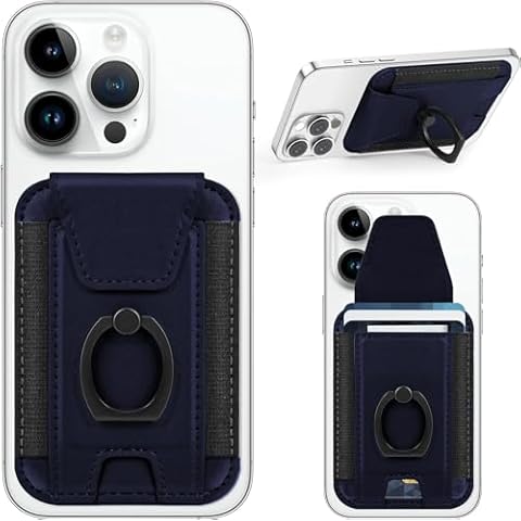 Mizi 3-in-1 Magnetic Wallet with Phone Ring Cover