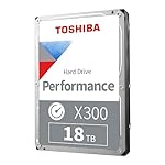Toshiba X300 18TB Performance & Gaming 3.5-Inch Internal Hard Drive - CMR SATA 6 Gb/s 7200 RPM 512 MB Cache - HDWR51JXZSTA