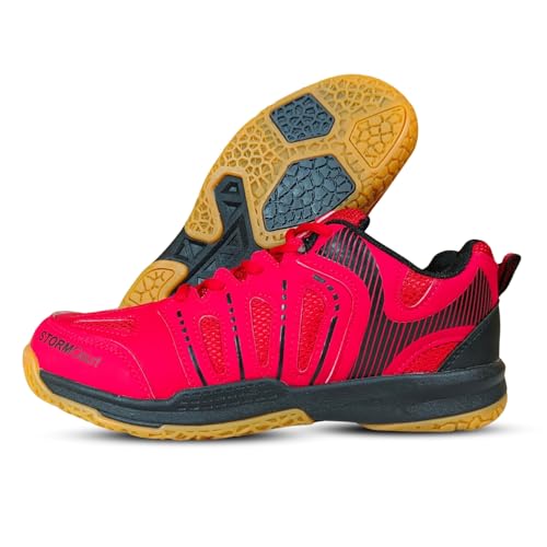 Image of Prokick Storm Court Non Marking Badminton Shoes | Lightweight, Durable & Flexible Badminton Shoes | Also Perfect for Squash, Table Tennis, Volleyball, Basketball & Indoor Sports