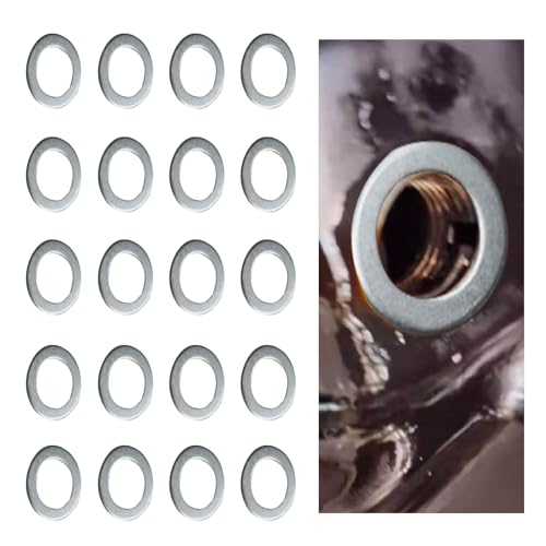 Image of 20 Pcs Oil Drain Plug Gasket Washer Crush Seal,0.55 Inches Crush Washer Oil Drain Plug Compatible With Honda /Acura, Fits For Most Cars, Suvs