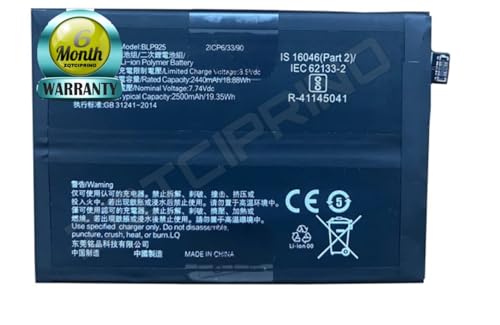 Image of Original BLP925 Battery for OnePlus Nord 3 CPH2491 CPH2493 Battery with 6 Month Warranty**** (N38)
