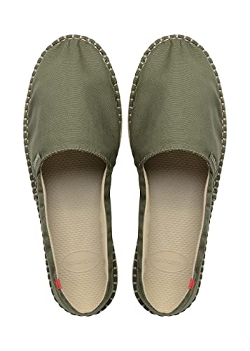 Havaianas Unisex Espadrilles, Green, 6 US Women