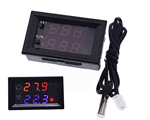 W1209WK W1209 WK DC 12V LED Digital Thermostat Temperature Control Thermometer Thermo Controller Switch Module + NTC Sensor