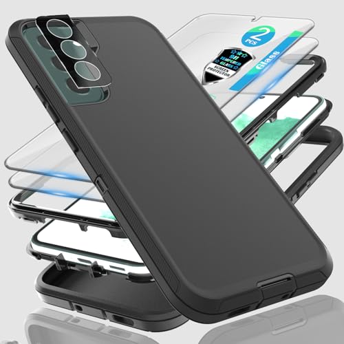 Coque Samsung S22 Plus évitez les vitres brisées grâce au kit antichoc 3en1