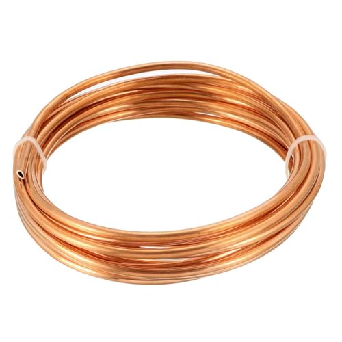 DFDPAXL T2 Copper Tube, Soft Coil Copper Tubing Wall Thickness 0.6Mm, Length 3 Meters Suitable for Refrigerators and Air Conditioners,OD 9.52mm