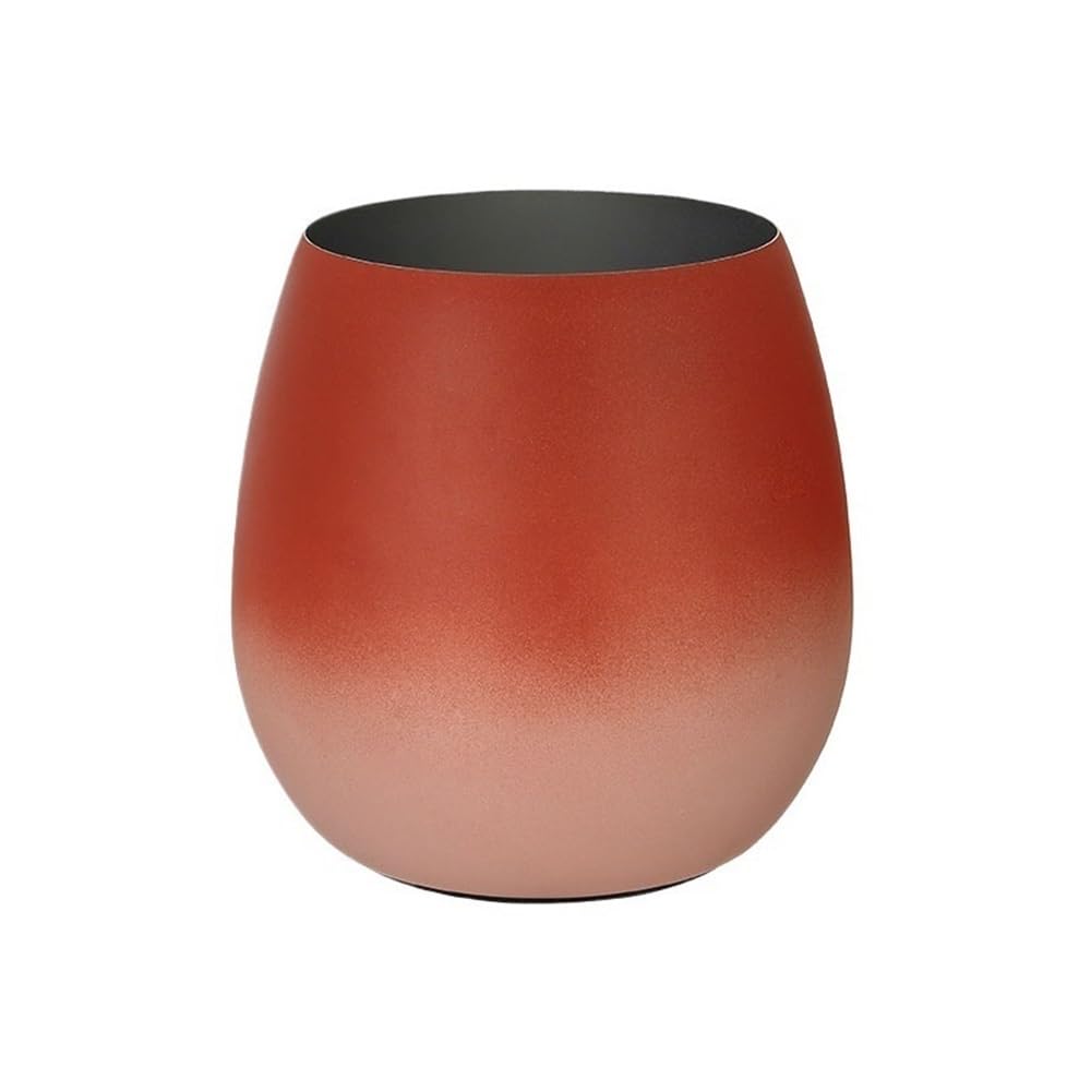 Secchiello per Il Ghiaccio Secchiello for Il Ghiaccio Creativo in Acciaio Inossidabile for Champagne Vino Rosso di Grande capacità(Red)