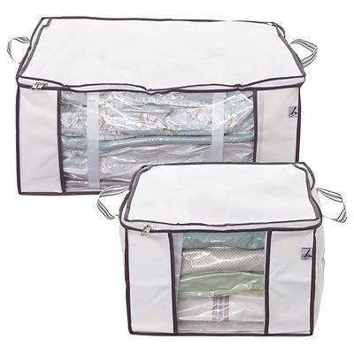 Lakeland Clear Vacuum Clothes And Duvet Storage Tote Bags Bundle