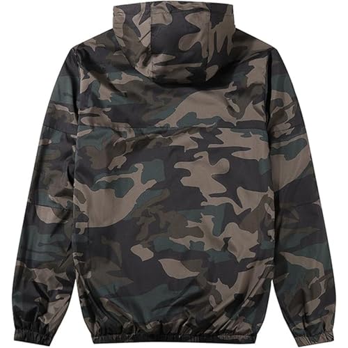 Maiyifu-GJ Mens Windbreaker Jackets Lightweight Waterproof Rain Jacket with Hooded Softshell for Hiking Cycling2