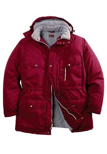 Boulder Creek Men's Fleece-Lined Parka with Hood