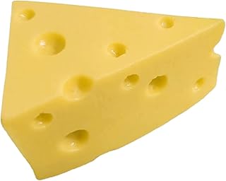 Fake Cheese Decoration Prop Realistic Artificial Cheese Model for Photography Home Decor and Creative Crafting Large,Yellow 8.30X5.20X3.50CM