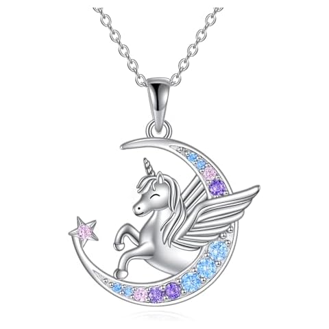 Collier licorne VONALA en argent 925 Cover