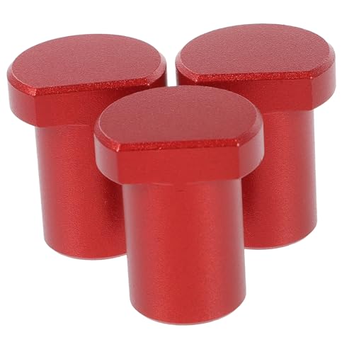 HORIALENCE 3個 アルミ合製ベンチドッグ木工用ショートストッパー 作業台クランプ ドッグホール対応卓上アクセサリー 高耐久プラニング固定具