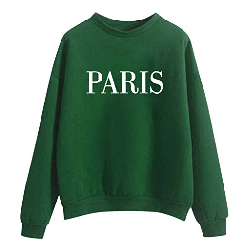 Women's Sherpa Plush Pullover Sweatshirt Tops Casual Long Sleeve Crewneck Soft Fuzzy Fleece Sweatshirt Coat Outerwear Army Green