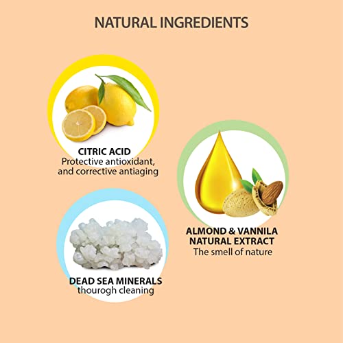 Dead Sea Collection Almond Vanilla Hand Soap – Liquid Hand Soap For All Skin Types – Pack Of 3 (12 Fl. Oz. Each) #TOP1