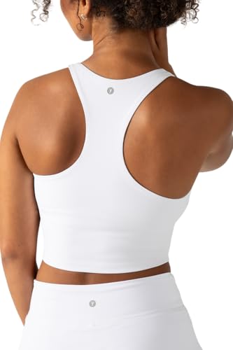 Image of YITTY Active Sports Bra Tank, Tank Top for Women with Built-in Bra, Racerback, Removable Cups, Low-Impact Yoga and Gym