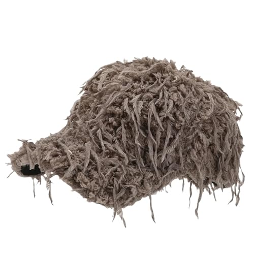 Chapeau en peluche contre le froid de la tête casquette de baseball épaisse automne hiver