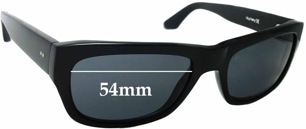 Sunglass Fix Replacement Sunglass Lenses Compatible with Hurley Cell Block 54mm