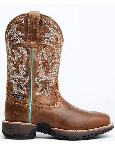 Rank 45 Women's Xero Gravity Waterproof Lite Cowboy Boot Broad Square Toe - BSWSP22P22