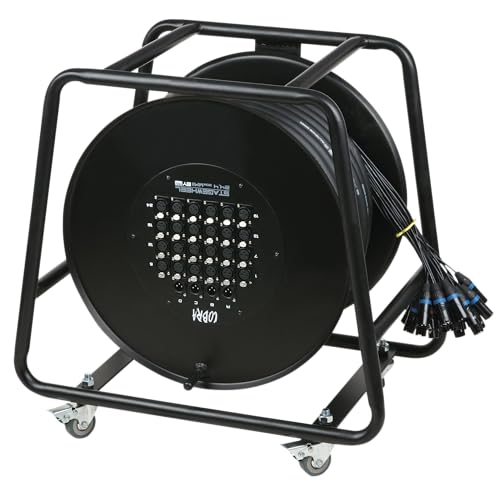DAP-Audio CobraX Roue de scène 24/4 Multicore XLR 30 m
