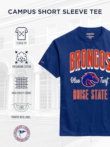 Image of JanSport NCAA Officially Licensed Campus Short Sleeve T Shirt for Men, Soft & Breathable Pre-Shrunk Cotton Crewneck T Shirt