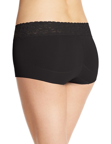 Maidenform Women's Dream Cotton with Lace Boy Short