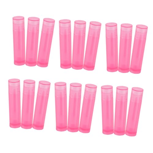 TOGEVAL 30 Piezas Tubo Vacío De Lápiz Labial. Delicioso Brillo De Labios Contenedor Vacío De Pinturas Labiales Brillo De Labios De Bricolaje Labio Claro Más Regordete Educación Física Rosa