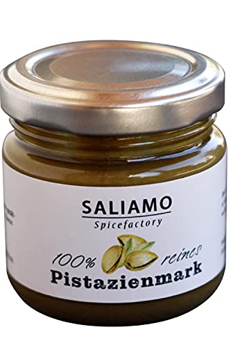 100% reines Pistazienmark aus Bronte, Pistazienpaste zum Backen, zur Eisherstellung, Pistazieneis Basis, als Pistazienpesto, 100% Pistazienkerne | Saliamo