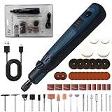 【Multifonctionnel】 Ce Outil Rotatif Multifonction sans Fil comprend 50 accessoires et est suffisamment polyvalent pour diverses applications telles que la gravure, le polissage, le meulage, la découpe, le ponçage et le nettoyage. Cet outil multifonction sans fil peut facilement travailler avec une variété de matériaux, notamment le bois, le métal, le plastique et bien plus encore.
