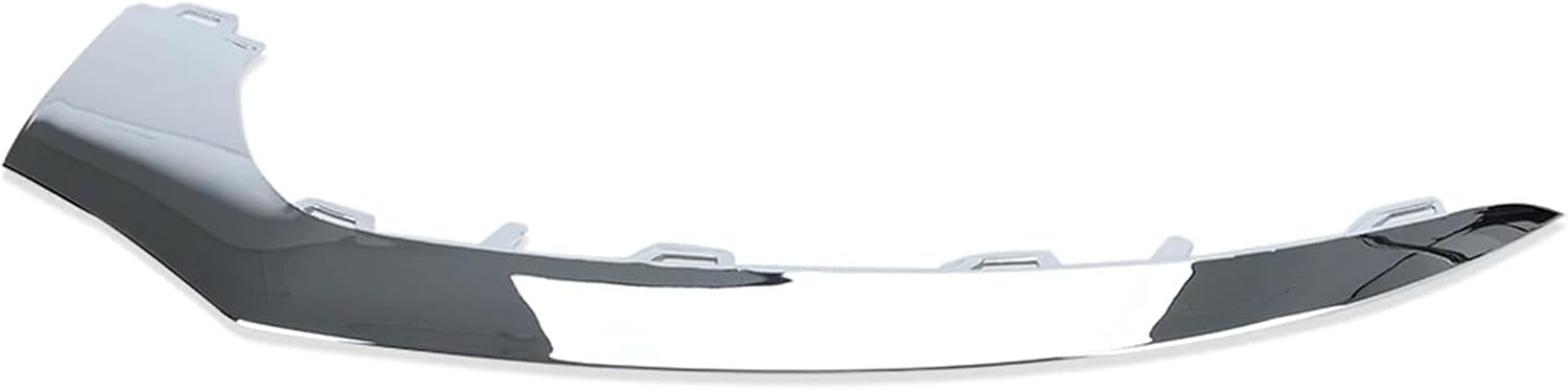 Chrome Front Set Bumper Molding Trim Compatible for Mercedes-Benz W218 CLS 2015-2018 Chrome Front Set Bumper Molding Trim Car Accessories(1pc left black)