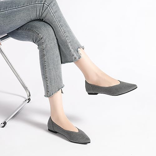 Image of Semwiss Women's Ballet Flats Comfortable Work Dressy Pointed Toe Shoes