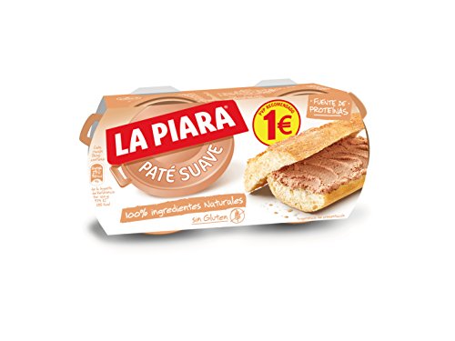 La Piara - Sólo Natural - Paté suave de hígado de cerdo - 2 x 75 g - [pack de 6]