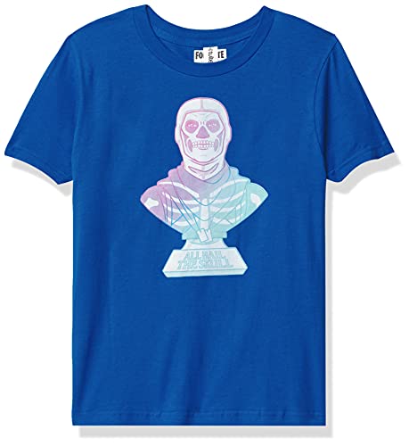 T-shirt Fortnite Hail Skull ado vêtement garçon bleu roi taille XL