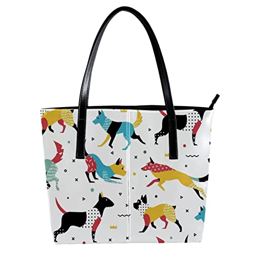 Sac à main femme de Noël avec motif dessin animé couple bonhomme de neige