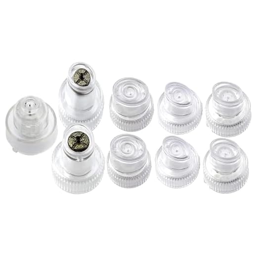 Hydrafacial Consejos de reemplazo Vortex Belleza Consejos Dermabrasión para la exfoliación del agua Aqua Peel Hydrofacial Piezas de plástico 9 piezas para Elitzia ETLB245 o ET89 ETLB248