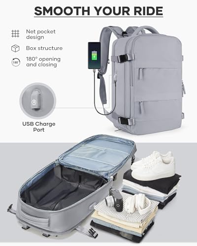 Image of coofay Vacuum Backpack Travel with Pump Vacpack Travel Backpack with Vacuum System Mochila de Viaje Compresion al Vacio Easyvacpack Airbag Backpacks for Traveling Carry on Luggage